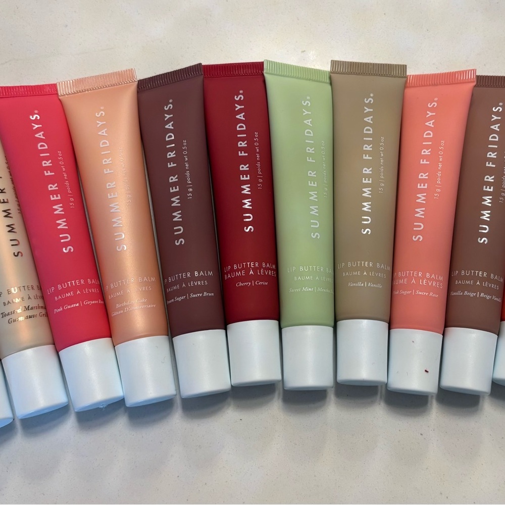Summer Fridays Lip Butter Balm Collection - Vibrant Shades